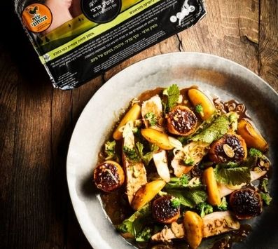 חזה עוף במשרה סויה דבש ושום של השף מאיר אדוני