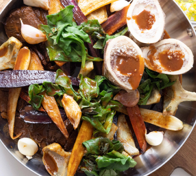  צלי בקר ביין אדום וארטישוק - מאיר אדוני